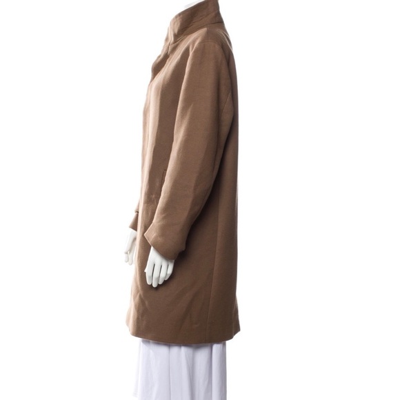 THEORY brown coat size M 100% wool - Picture 3 of 10